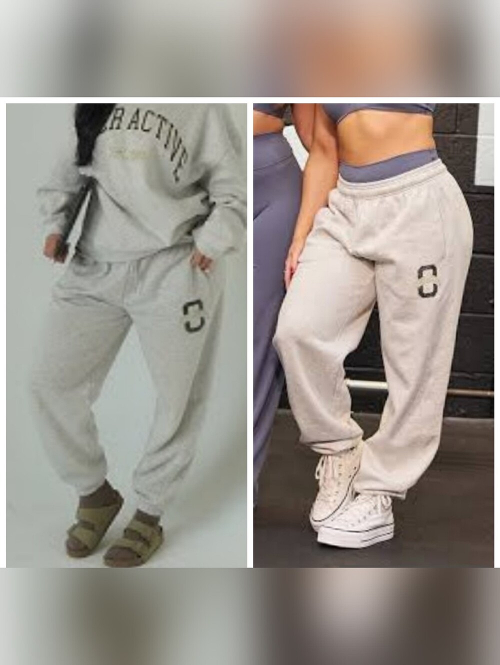 Oner Active Lifting Team Oversized Joggers sweatpants gray marl size medium